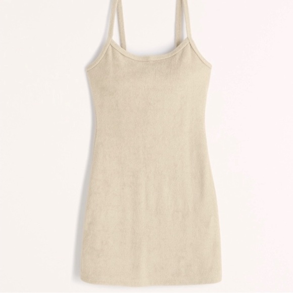 Abercrombie & Fitch Dresses & Skirts - ABERCROMBIE & FITCH Terry Cloth Mini Fitted Dress